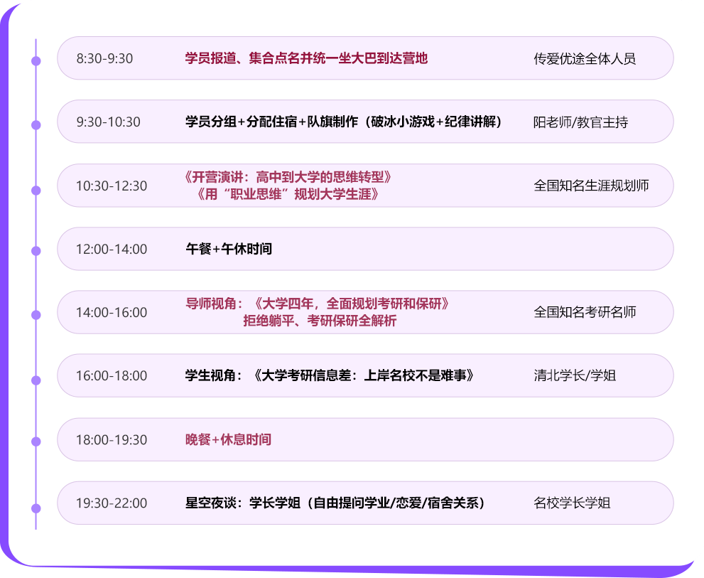 大学生训练营课程