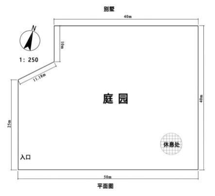 某庭园园林植物种植设计